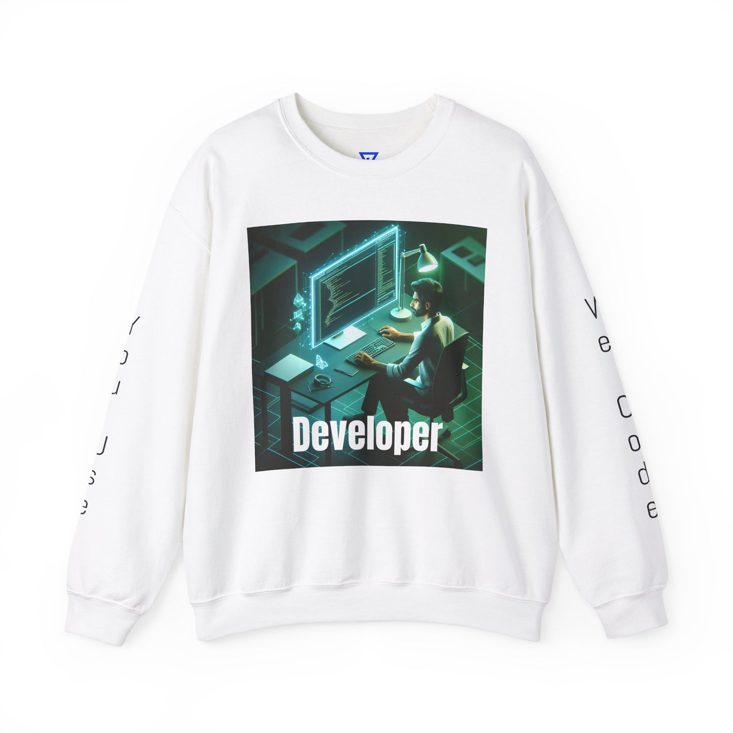 Developer Unisex Heavy Blend™ Crewneck Sweatshirt - Perfect Gift for Programmers